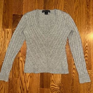 Ralph Lauren Black Label Cashmere Gray Sweater